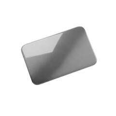 Blank credit card isolated on transparent background