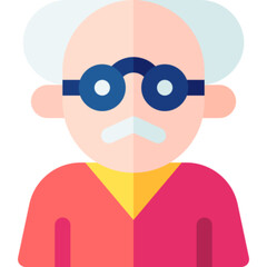 Obraz premium Professor Teacher Education Icon