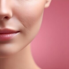 Professional dermatological treatment with advanced biocompatible laser technology for skin rejuvenation, hydration, elasticity, and pigmentation correction