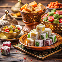 traditional turkish delight oriental sweets