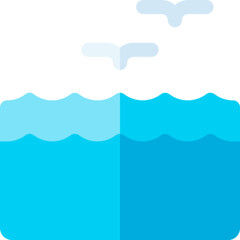 Sea life concept with fish and plants