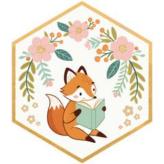 A race car driver emblem with wings and a steering wheel.