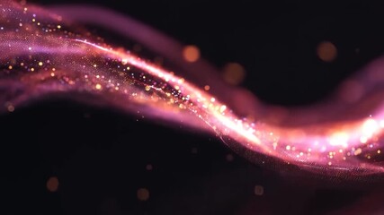 Abstract animation featuring vibrant colors and flowing designs introduces company logo with dynamic motion effects for brand identity enhancement