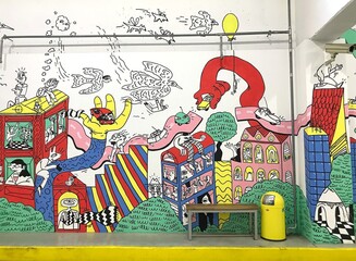 graffiti on the wall