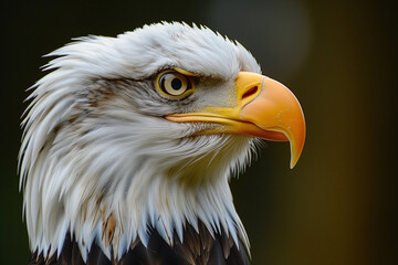 Fototapeta premium American Bald Eagle. American bald eagle, head and shoulders