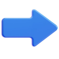 Right arrow 3d icon