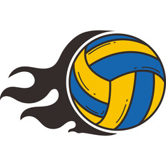 Volleyball Logo Illustration