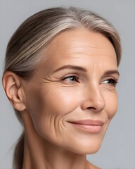 Advanced dermatological facial rejuvenation techniques utilizing high-precision instrumentation, anti-aging protocols, and skin elasticity enhancement for mature patient demographics