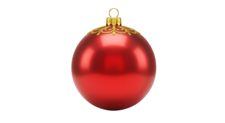 Red Christmas ornament shines, features metallic texture, offers holiday branding, social media posts, product photography.