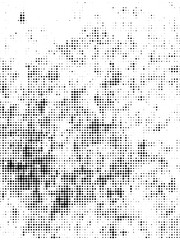 Grunge Halftone Pop Art Illustration Retro Dots Vector Background