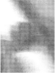 Abstract Halftone Dots Background | Vintage Grunge Pop Art Vector Illustration