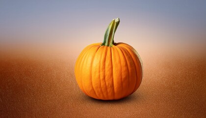 Wide Flat Pumpkin Illustration