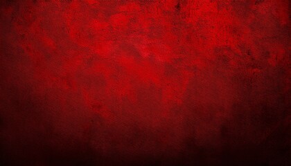 Fototapeta premium Red Color Abstract Grunge Background With Grainy Texture