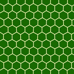 seamless green hexagon pattern