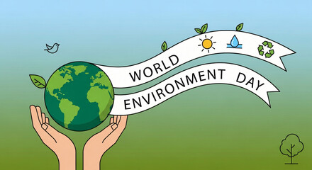 A World Environment day Nature & Sustainability Art