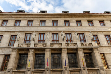 Prague cityscape. View of the city from above. Prague, Czech Republic.