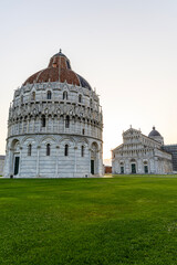 Pisa, Italy. Panorama of historic architecture.