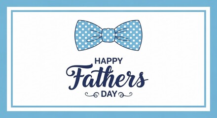 Happy Father's Day Bow Tie Graphic card 