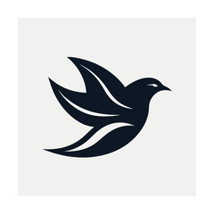 Dark bird wings