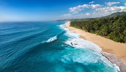 Ariel Photography Or Beautiful Beach And Ocean