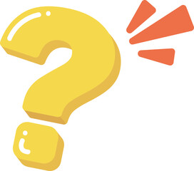 Cute Question mark sign
