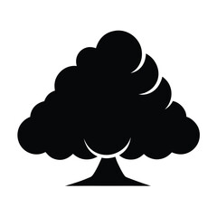 fog  vector on white background icon