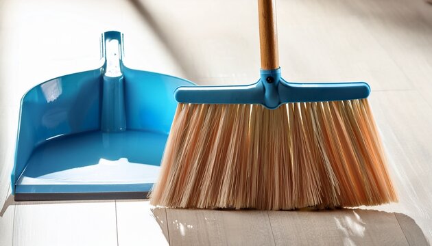 Broom And Dustpan Cleaning Tools Sweeping Household