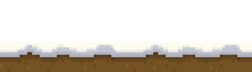 2d snow land pixel 
