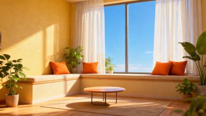 Sunlit Balcony Corner