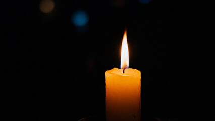 LitCandleInDark