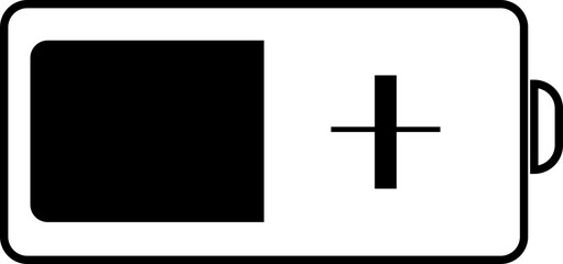 Fototapeta premium battery icon , low charge full charge battery pack charging dock green light Mobile phone interface symbol. power energy status. Charging accumulator sign UI, UX web element. Vector graphic design.