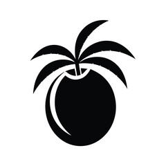 Coconut Palm Nut Symbol