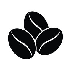 Obraz premium Coffee Beans Simple Icon