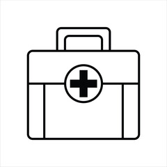 First Aid Kit Icon Design Elements Illustration