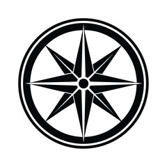 Obraz premium Compass Navigation Icon