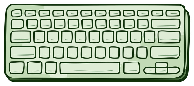 cartoon keyboard picture