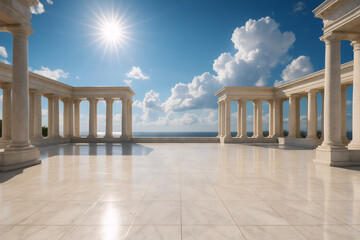 Marble Courtyard of Sunlight