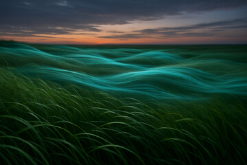 Meadow of Teal Winds