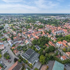 Blick auf die kreisfreie Stadt Schwabach in der Metropolregion Nürnberg