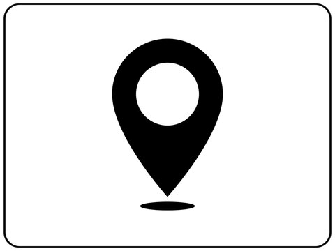 map pointer icon with shadow, map pointer icon, location pointer icon, pin marker icon with drop shadow, map pin icon with drop shadow 