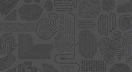 Fototapeta premium Abstract Lines Pattern.