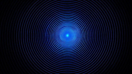 Abstract background with blue radial line effects creating depth motion and energy symbolizing speed futuristic design perspective and dynamic visual flow.