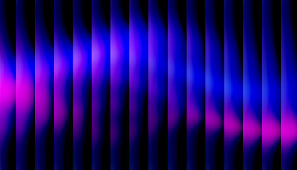Fractal Glass Abstract Vertical Stripes with Neon Pink and Blue Gradient Light Effects background