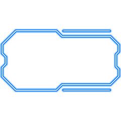 Neon Tech Futuristic Frame