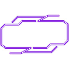 Neon Tech Futuristic Frame