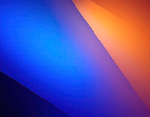 Abstract composition of vibrant colors with geometric shapes and grid overlay