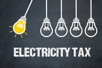 Fototapeta premium Electricity Tax 
