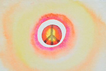 PEACE SIGN LANDSCAPE