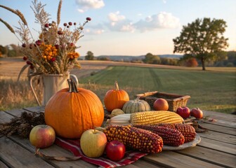 pumpkin and autumn leaves wallpaper