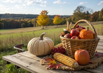 pumpkin and autumn leaves wallpaper
